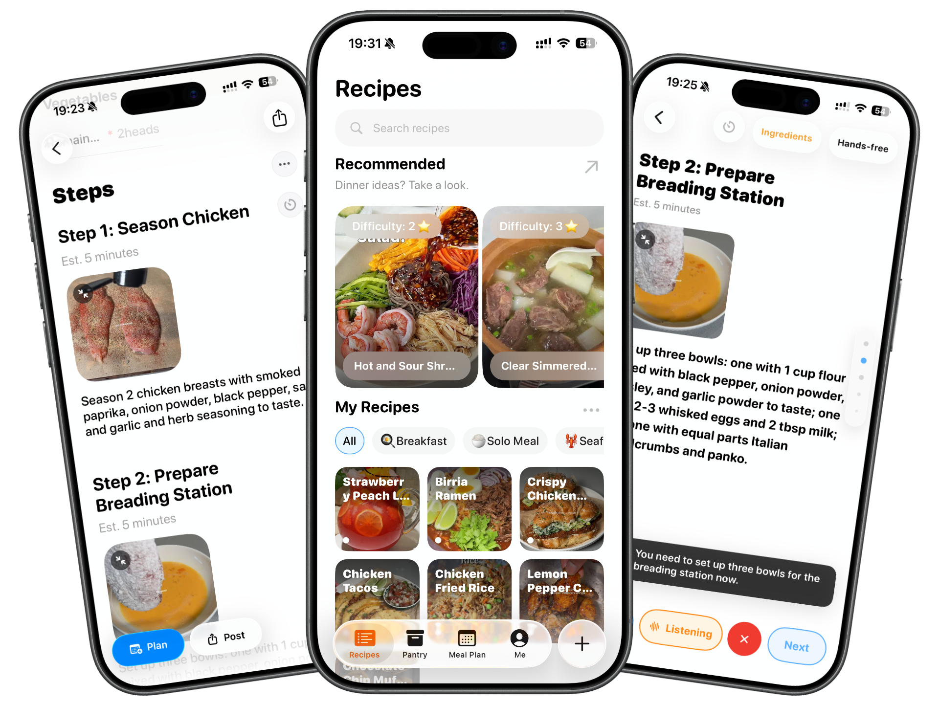 PocketChef | Turn Recipe Videos into AI Step-by-Step Recipes